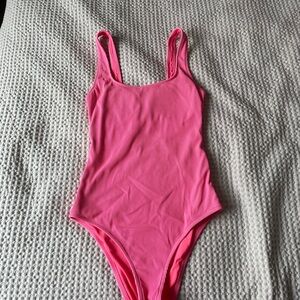 Aerie Vibrant Pink One-Piece Swimsuit